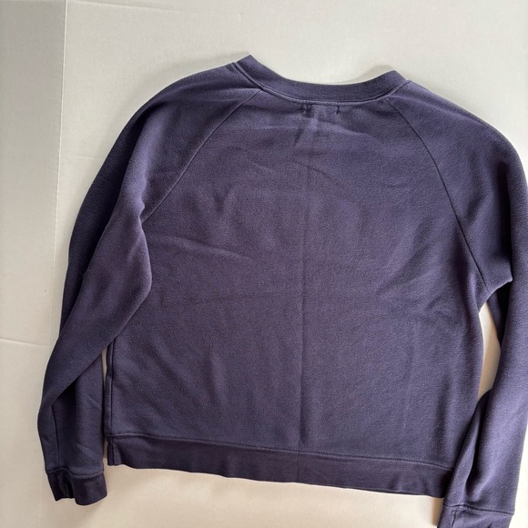 Grayson/Threads Ladies Navy Blue Lightweight Sweatshirt size large.Happy - Picture 3 of 8